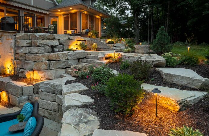 Landscape Lighting-Woodlands TX Landscape Designs & Outdoor Living Areas-We offer Landscape Design, Outdoor Patios & Pergolas, Outdoor Living Spaces, Stonescapes, Residential & Commercial Landscaping, Irrigation Installation & Repairs, Drainage Systems, Landscape Lighting, Outdoor Living Spaces, Tree Service, Lawn Service, and more.